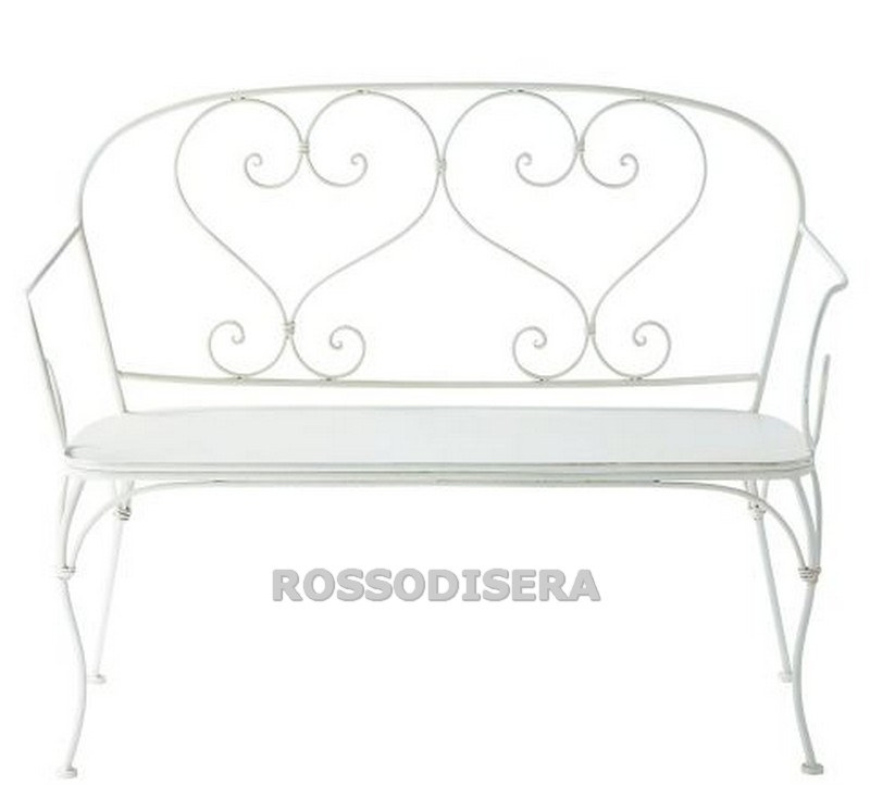 Sofa Saint Tropez - wrought iron rental in Milan Italy